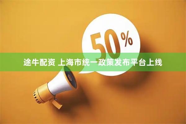 途牛配资 上海市统一政策发布平台上线